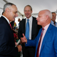 Commissioner Rob Manfred, left, Houston Astros owner Jim Crane, center, Washington Nationals owner Mark Lerner and their cohorts have a sudden interest in prioritizing COVID-19 safety. Sure.